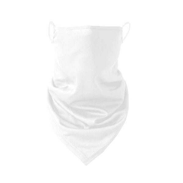 hanging ear ice silk mesh triangular scarf