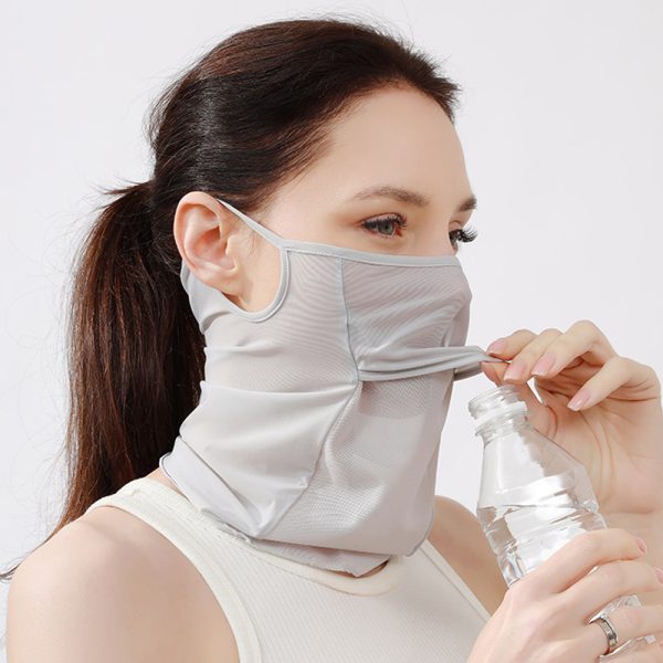 summer ultra thin ice silk breathable sunscreen mask