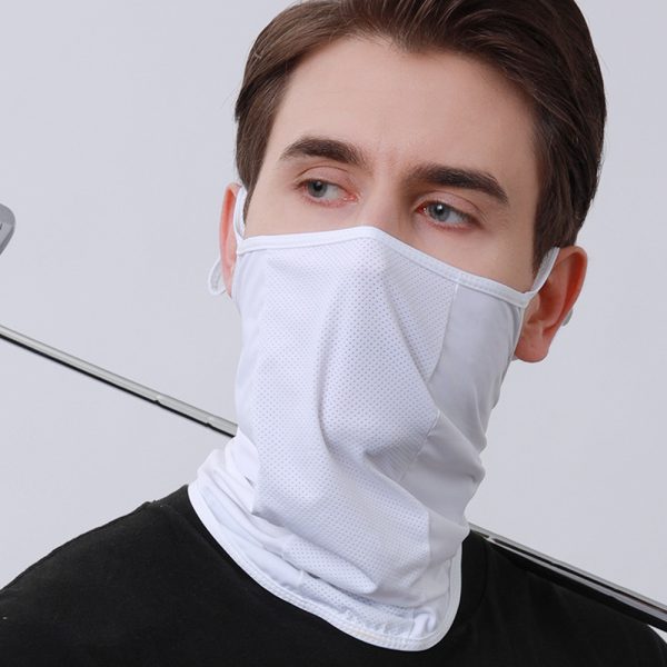 summer golf ice silk sunscreen mask