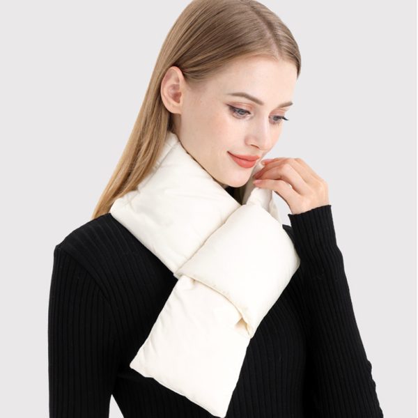 winter warm pocket scarf