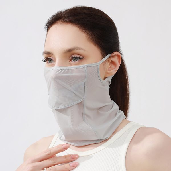 summer ultra thin ice silk breathable sunscreen mask