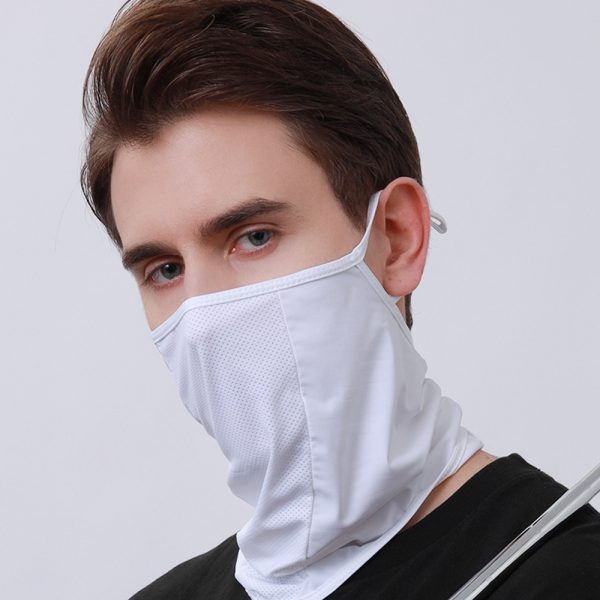 summer golf ice silk sunscreen mask