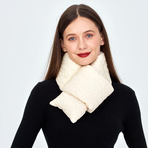 fashionable solid color embroidered velvet scarf