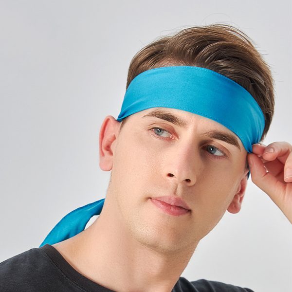 solid color sports headband