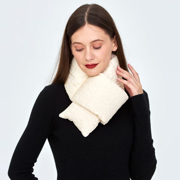 fashionable solid color embroidered velvet scarf