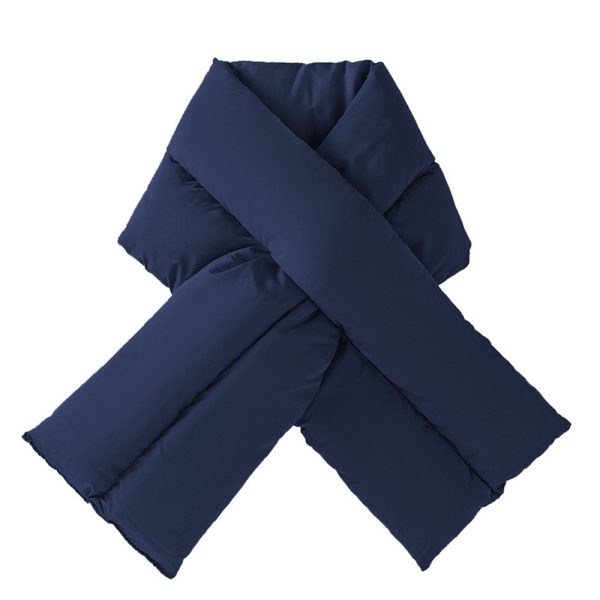 cross fluffy outdoor scarf
