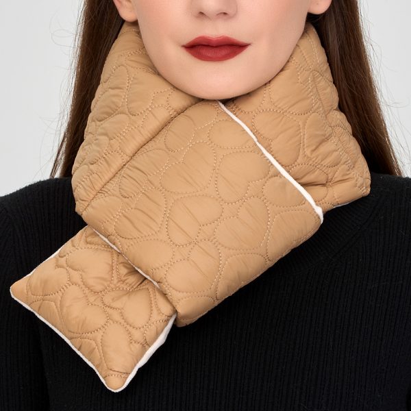 fashionable solid color embroidered velvet scarf