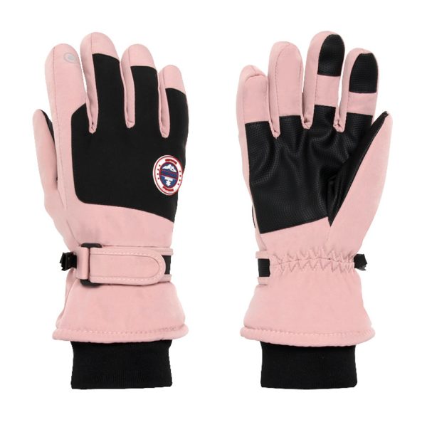 cold resistant, warm and windproof skiing gloves