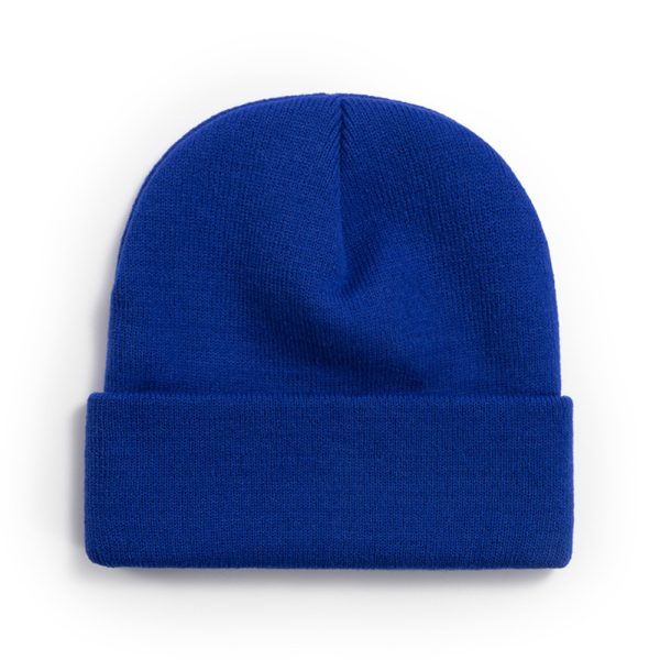 solid color knitted yarn cap