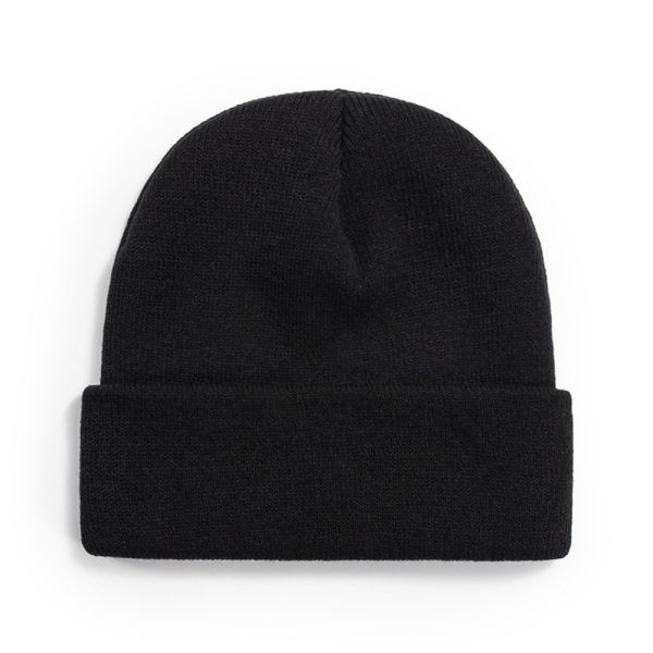 solid color knitted yarn cap