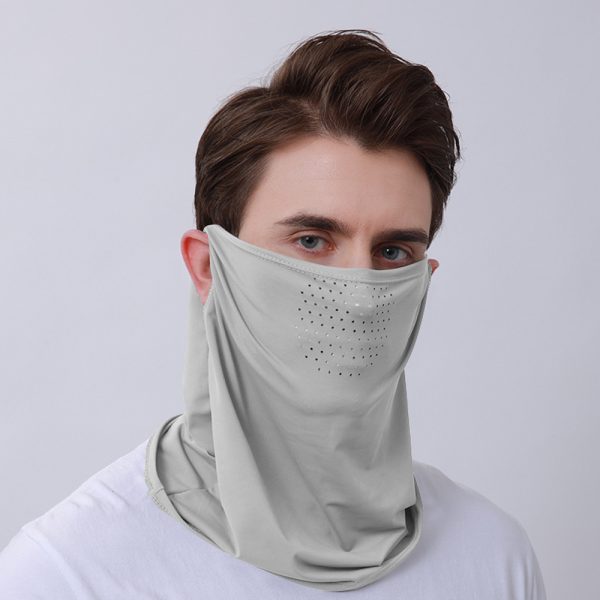 upf50+ice silk sunscreen mask