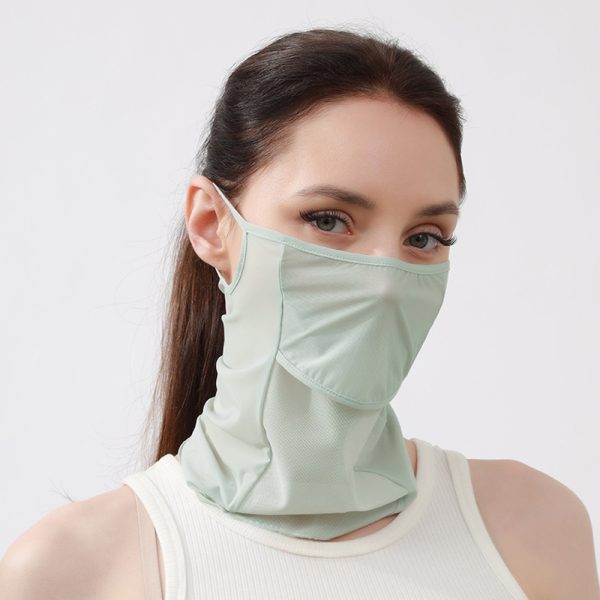 summer ultra thin ice silk breathable sunscreen mask