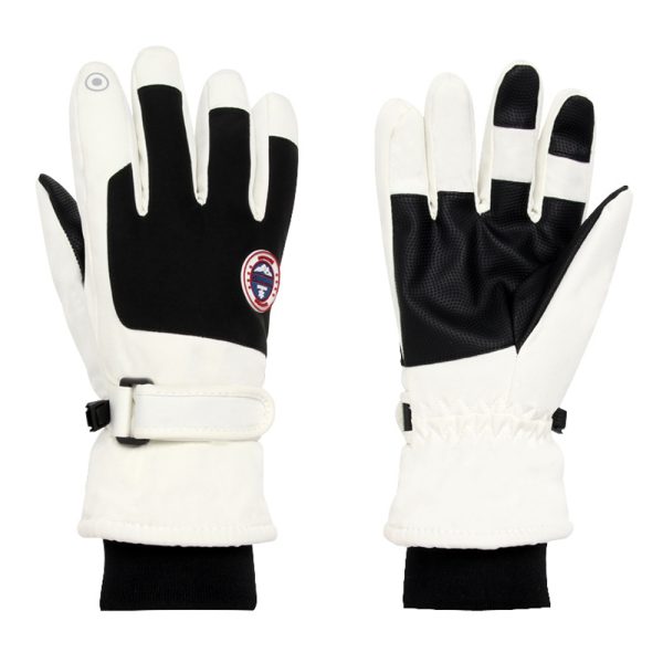 cold resistant, warm and windproof skiing gloves