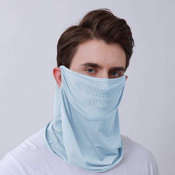 upf50+ice silk sunscreen mask