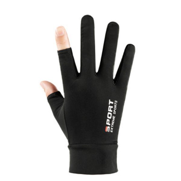 ice silk leakage finger sunscreen sports sleeve