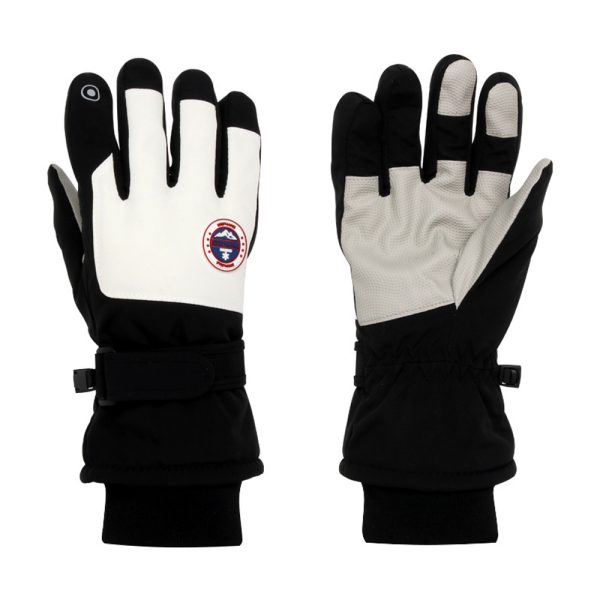 cold resistant, warm and windproof skiing gloves