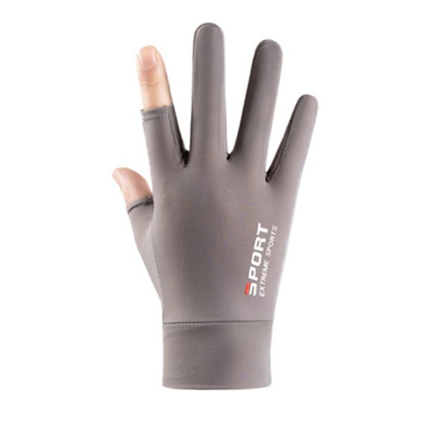 ice silk leakage finger sunscreen sports sleeve