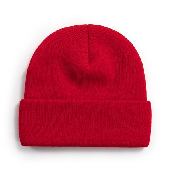 solid color knitted yarn cap