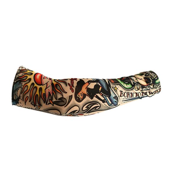 flower arm tattoo sunscreen sleeve