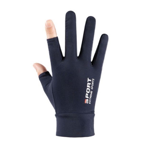ice silk leakage finger sunscreen sports sleeve