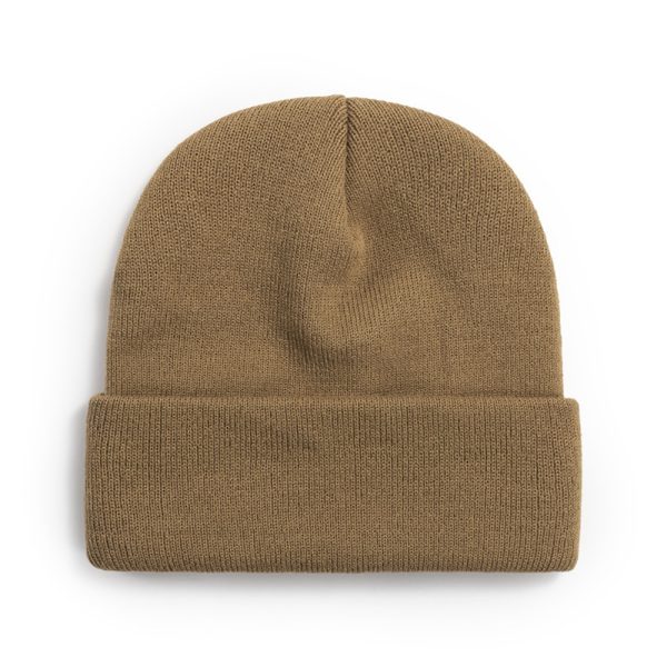 solid color knitted yarn cap