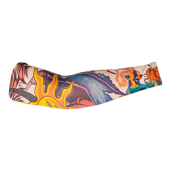 flower arm tattoo sunscreen sleeve