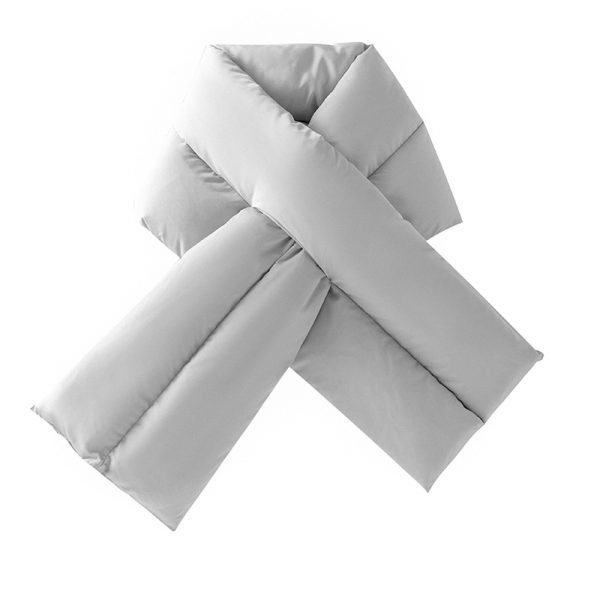 cross fluffy outdoor scarf