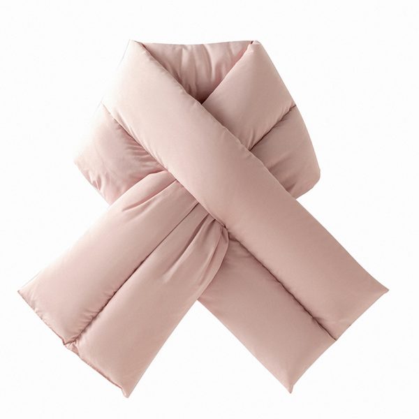 cross fluffy outdoor scarf
